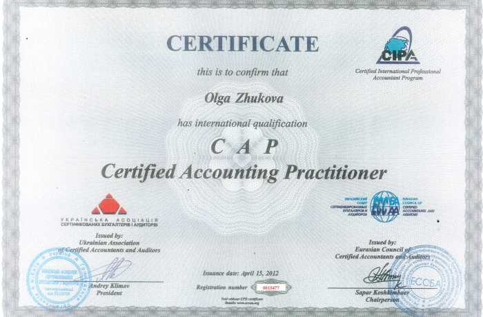 Certified Accounting Practitioner
